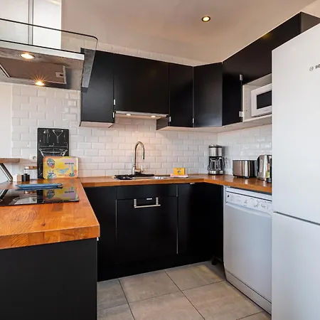 Open Sky Terrace Lage 1 Bdr & Parking Daire Nice